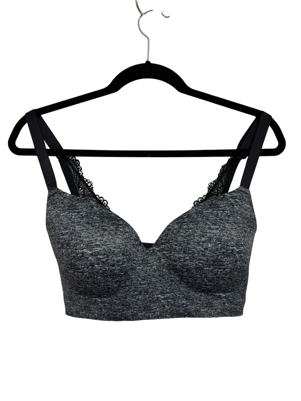 NEW Soma Enbliss Luxe Wireless Bra J Hook in Blurred Heather Quartz - Size 36D